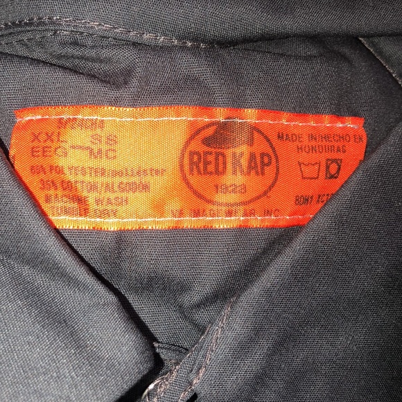 Red Kap Men's Standard Ripstop Crew Shirt New - Picture 5 of 7